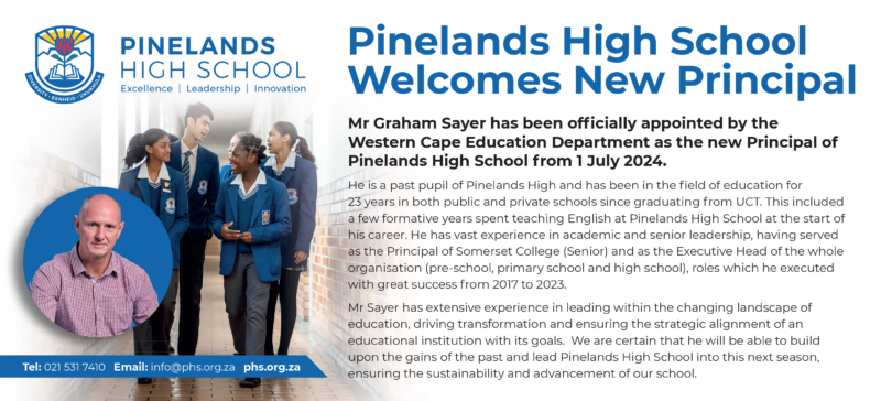 About Us - Pinelands High School